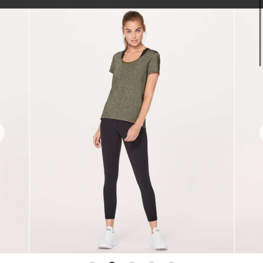 Lululemon Extra Mile short sleeve Top